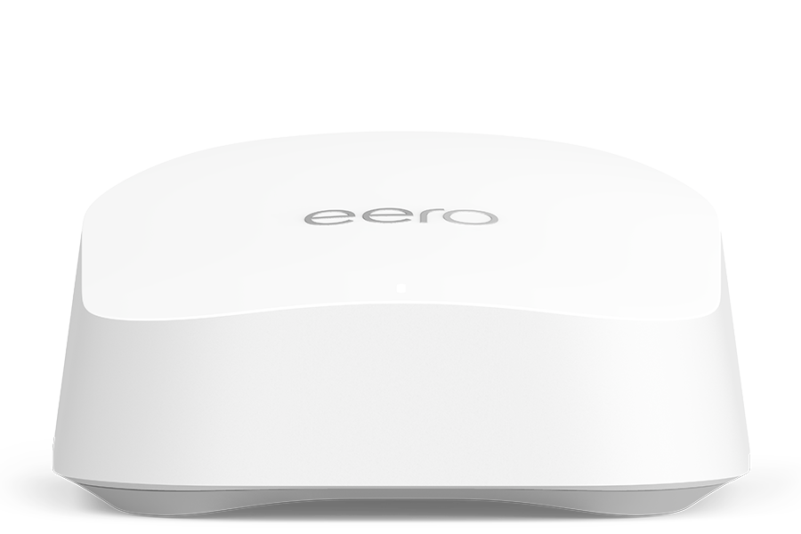 Il router amazon eero 7 in colorazione bianca